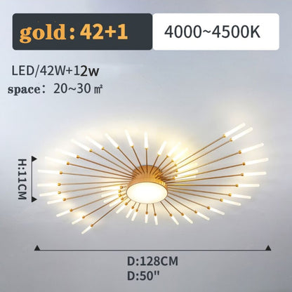 Firework Shape Ceiling Lamp New Aisle Light