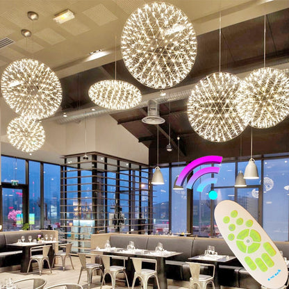 Firework  Spark Ball LED Ceiling Chandelier