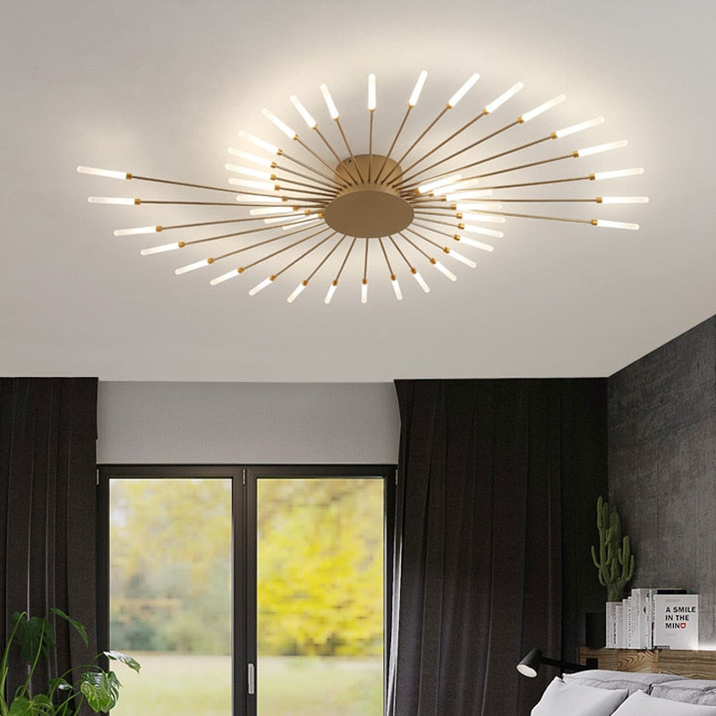 Firework Shape Ceiling Lamp New Aisle Light