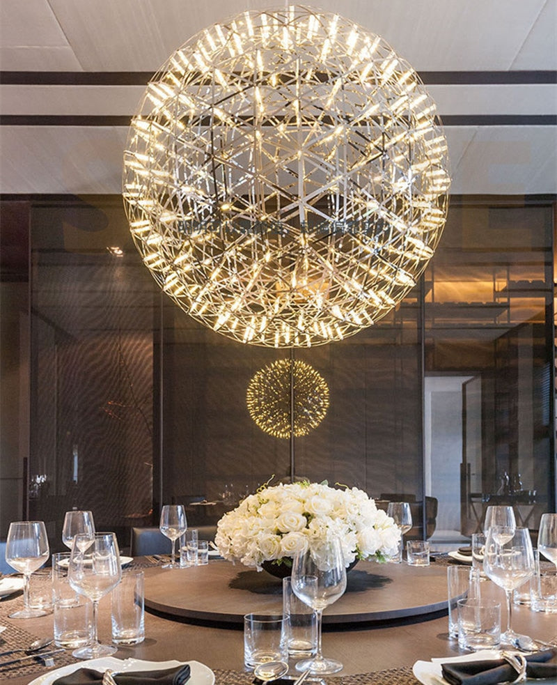 Firework  Spark Ball LED Ceiling Chandelier