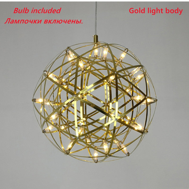 Firework  Spark Ball LED Ceiling Chandelier