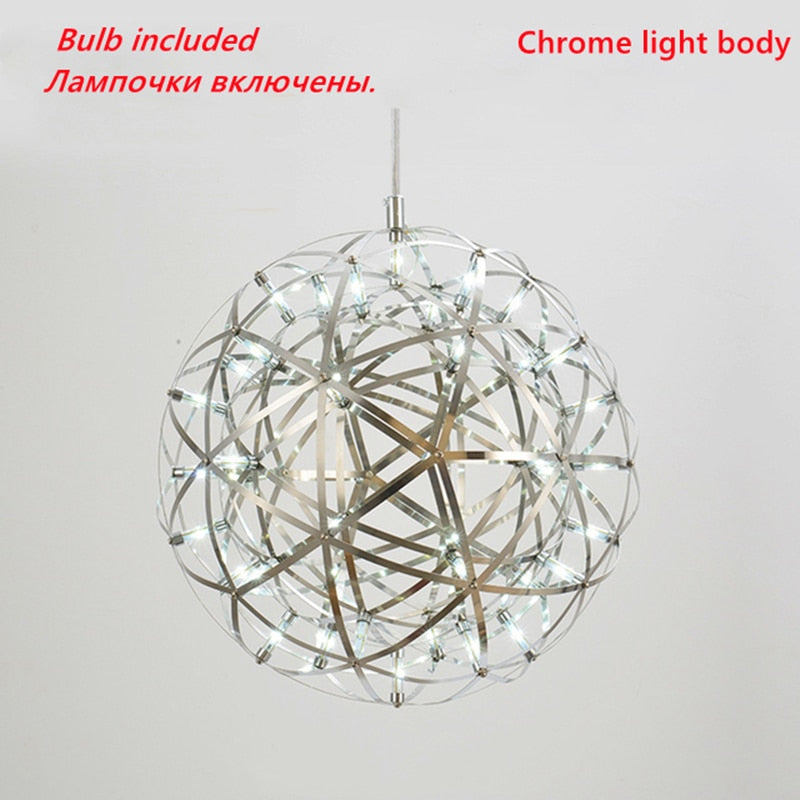 Firework  Spark Ball LED Ceiling Chandelier