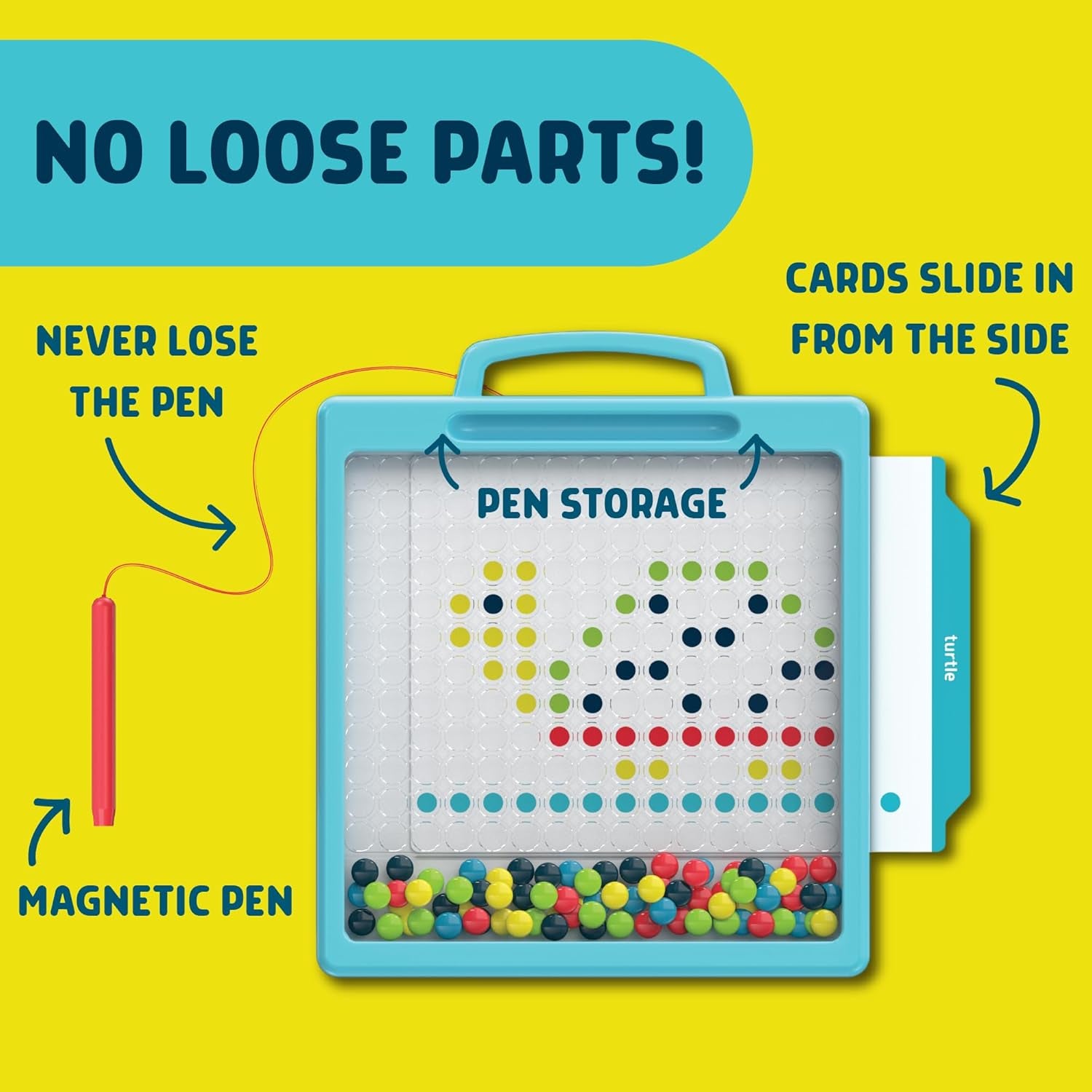 Magnetic Dot Art Designer – Color-By-Number Stencil Art Toy for Kids Ages 3+ | Mess-Free, Travel-Friendly Creative Play