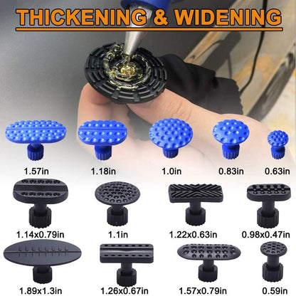 Auto Body Dent Repair Kit, Car Dent Puller with Golden Dent Puller for Car Body Hail Dent Removal Dent Remover Automobile Body Repair