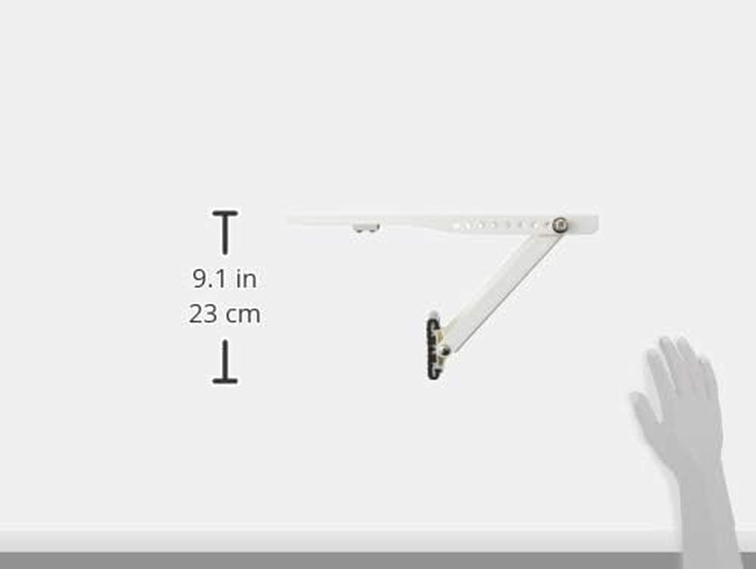A/C Safe Universal Light-Duty Window Air Conditioner Support Bracket for Acs up to 80-Lbs to Protect and Support the Unit and Window Frame