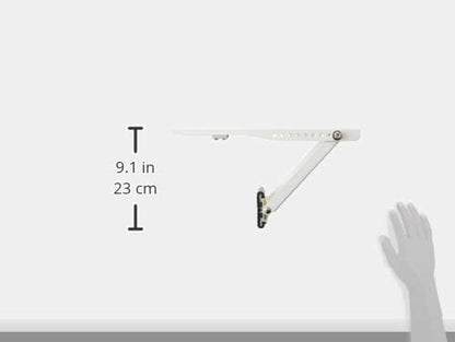A/C Safe Universal Light-Duty Window Air Conditioner Support Bracket for Acs up to 80-Lbs to Protect and Support the Unit and Window Frame