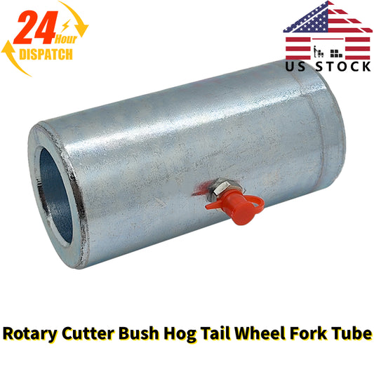 WELD on ROTARY CUTTER BUSH HOG TAIL WHEEL FORK TUBE for 1-1/4" DIAMETER POSTS