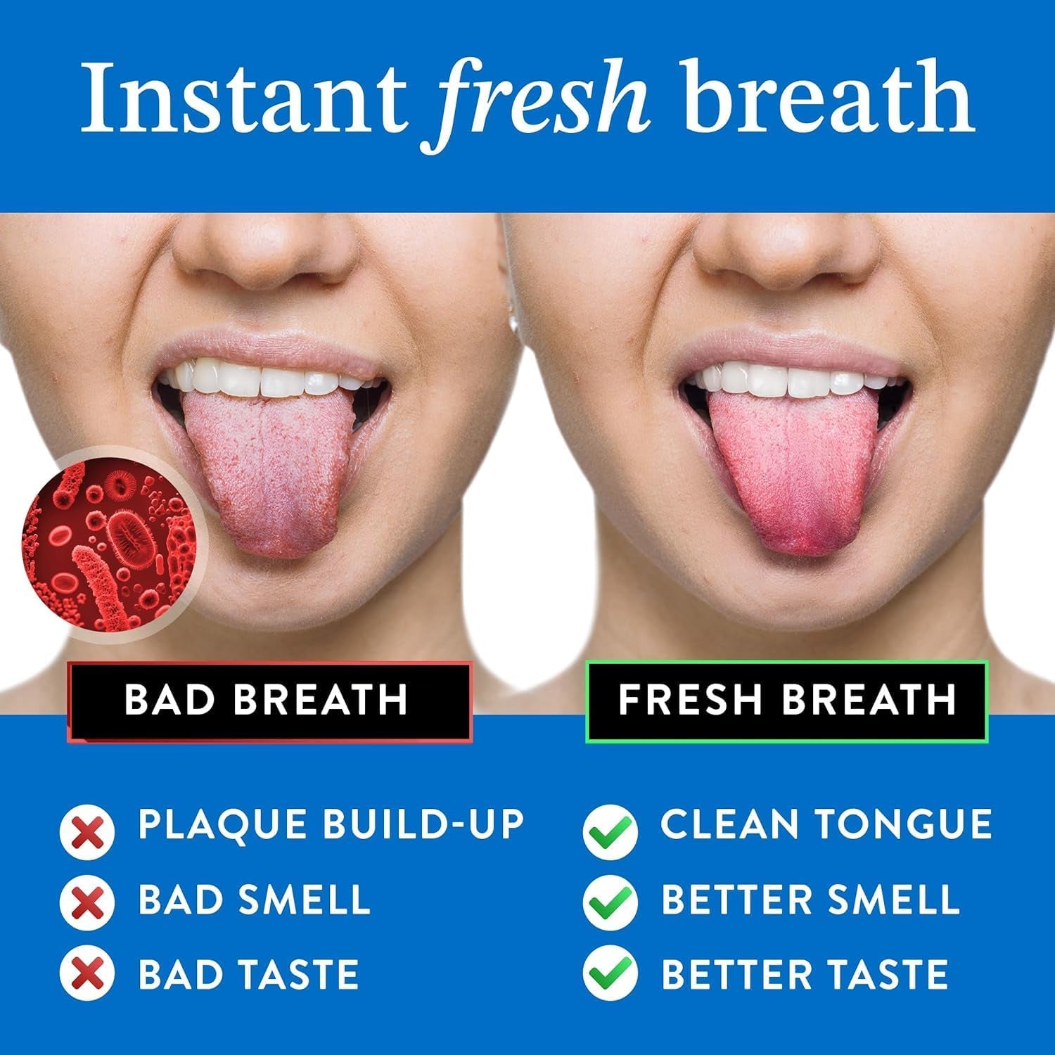 Tongue Scraper for Adults (2 Pack), Reduce Bad Breath, Metal Tongue Scraper, Tongue Cleaner, Tongue Scraper, Stainless Steel Tongue Scraper, Tongue Cleaner for Adults, Tongue Scrubber