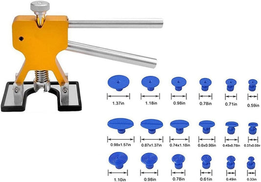 19PCS Paintless Car Body Dent Puller Repair Tool Dint Hail Damage Remover Kit