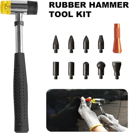 Dent Removal Kit 56 Pcs,Paintless Dent Repair Tool with Adjustable Golden Lifter,Bridge Indentation Puller，For Auto Body Dents,Door Ding,Hail Damage Dent Removal,Atrwh056R
