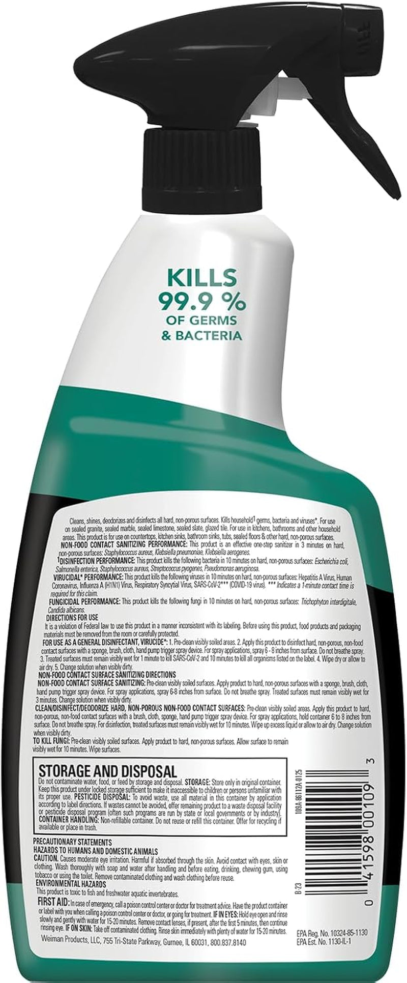Disinfectant Granite Daily Clean & Shine, 24 Fl Oz (Pack of 1)