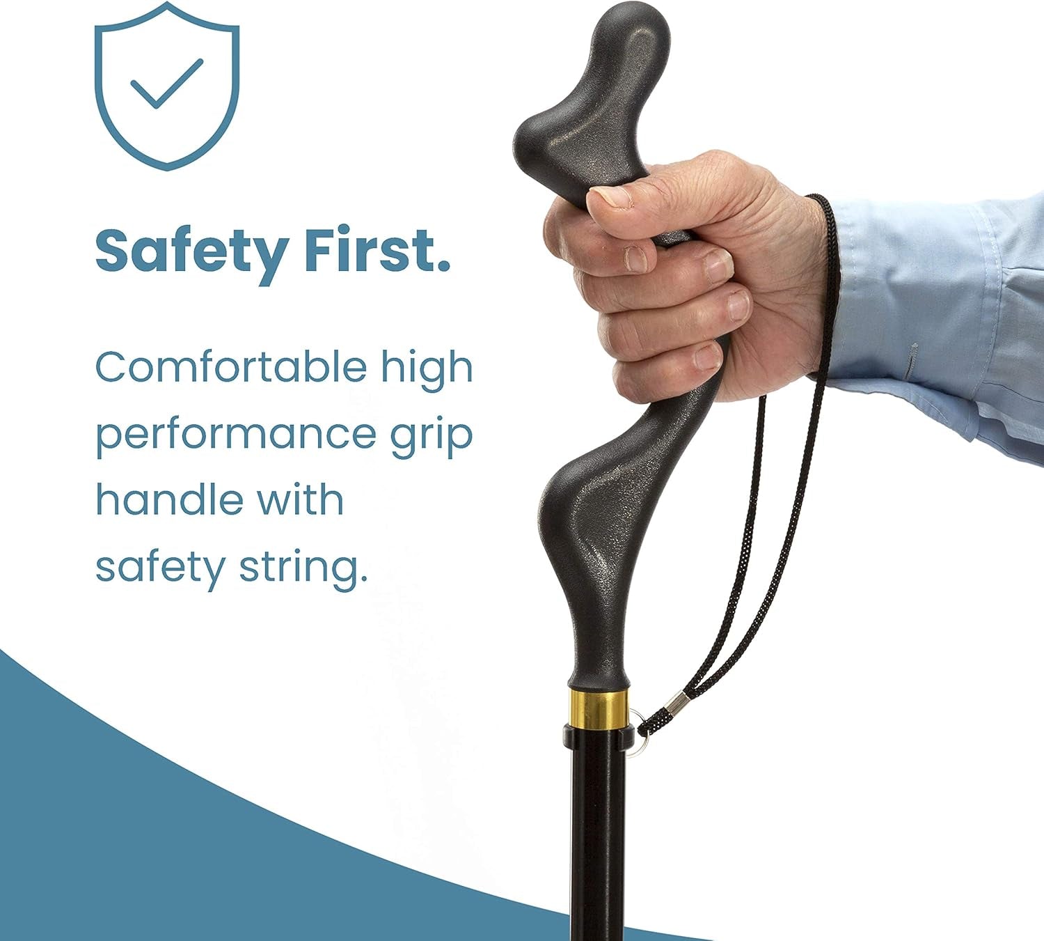 Walking Cane for Men and Women - Special Balancing Stick with 10 Adjustable Heights - Self Standing, Folding, Portable, Collapsible, and Comfortable