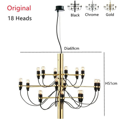 2097 Pendant Suspension Chandelier High End - Querencian