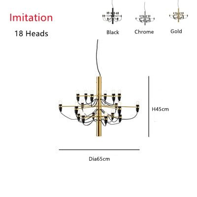 2097 Pendant Suspension Chandelier High End - Querencian