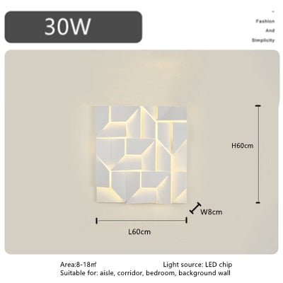 3D Model Indoor LED Wall Lamp Lighting - Querencian