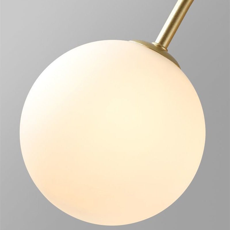 6 Heads Magic Beans Glass Ball Chandelier - Querencian