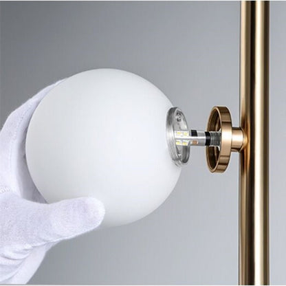 9 Magic Beans Glass Ball Standing Lamp - Querencian