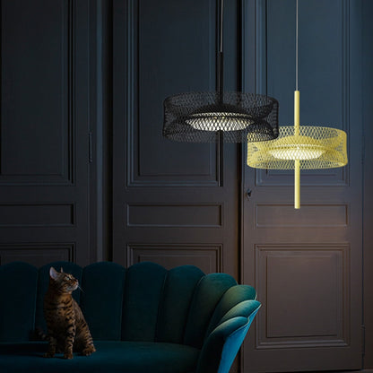 Nordic Iron Net Pendant Light For Living Dining Room