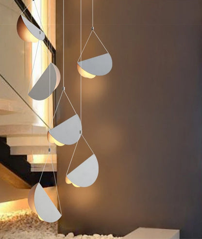 Glider Metal White Art Origami Pendant Light for Cafe Restaurant Hotel Bar
