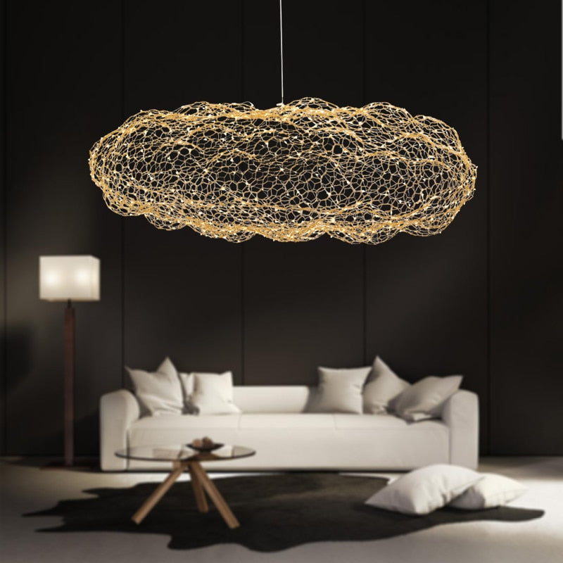 Nordic Hollow cloud Chandeliers for Hotel Hall Restaurant Bar