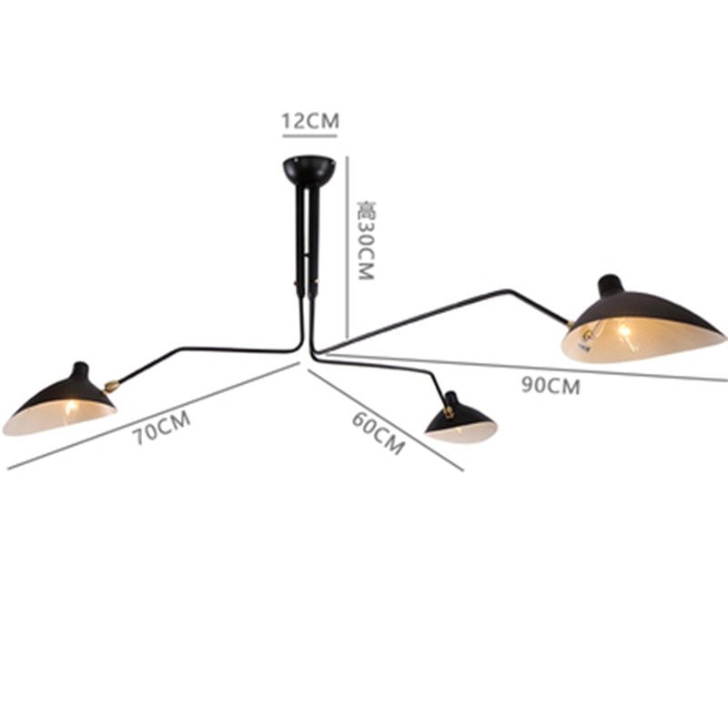 Mouille Ceiling Lamp Nordic Spider Light - Querencian