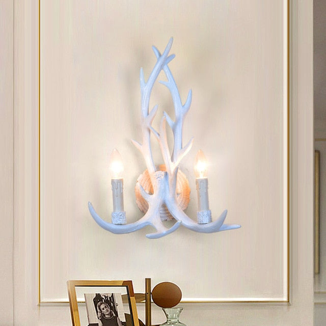 Antler Retro Industrial European Resin Loft Wind Lamps Chandelier