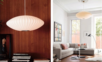 Japanese Pendant Light White Minimalist Lamp