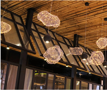Nordic Hollow cloud Chandeliers for Hotel Hall Restaurant Bar
