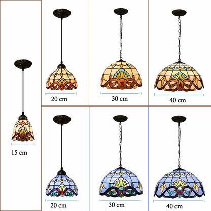 Nordic Handmade Glass Chandelier for Kitchen Dining Room Hallway