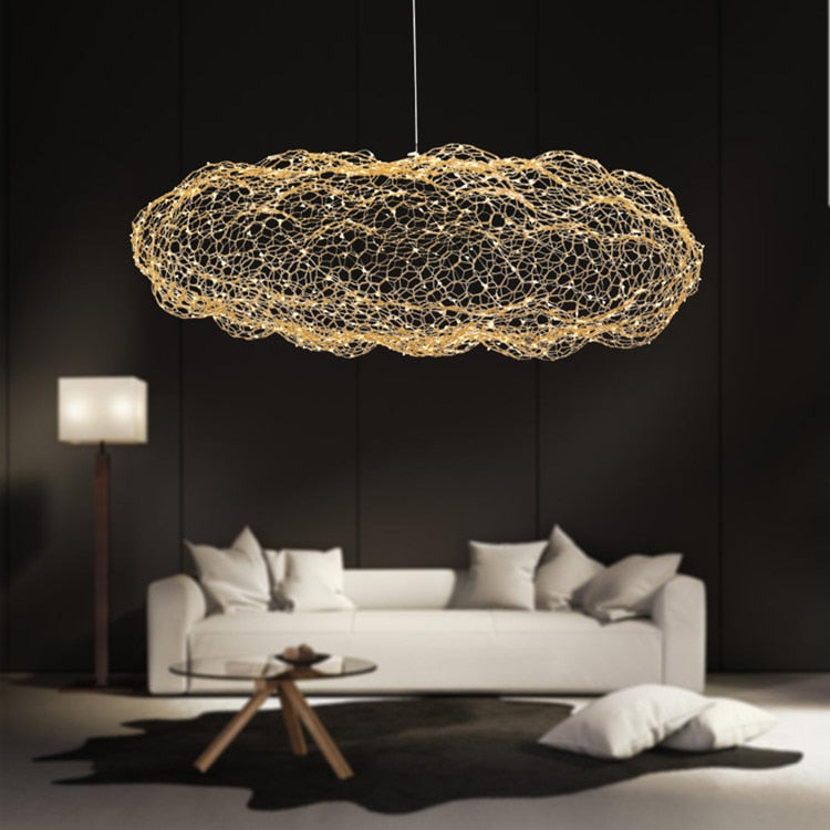 Nordic Hollow cloud Chandeliers for Hotel Hall Restaurant Bar