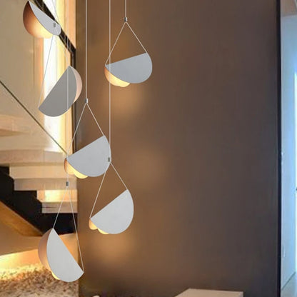 Glider Metal White Art Origami Pendant Light for Cafe Restaurant Hotel Bar
