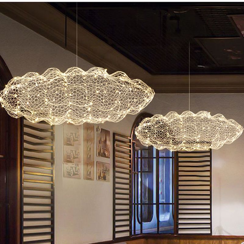 Modern Coud Starry Light Gypsophila Chandeliers
