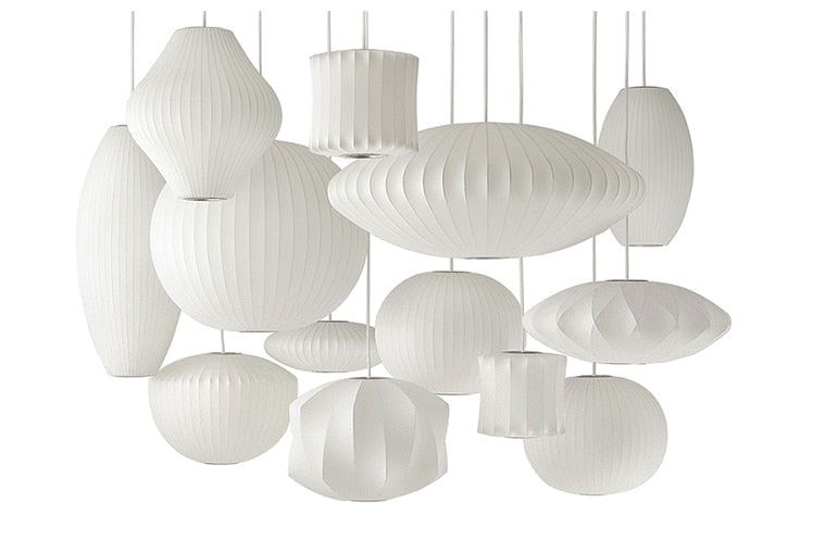 Japanese Pendant Light White Minimalist Lamp