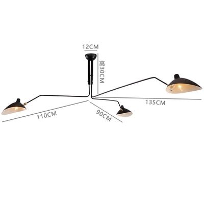 Mouille Ceiling Lamp Nordic Spider Light - Querencian