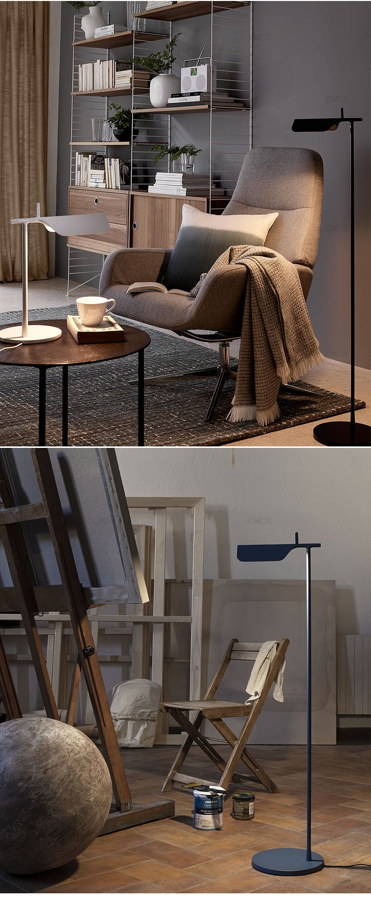 Modern LED Floor Lamp Vertical Floor Lights For Living Room