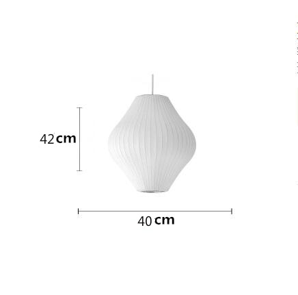 Japanese Pendant Light White Minimalist Lamp - Querencian