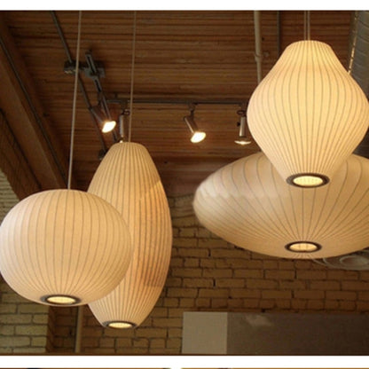 Japanese Pendant Light White Minimalist Lamp
