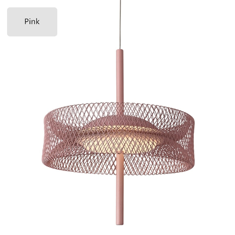 Nordic Iron Net Pendant Light For Living Dining Room