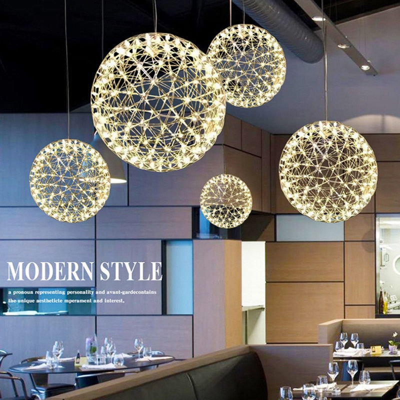 Firework  Spark Ball LED Ceiling Chandelier