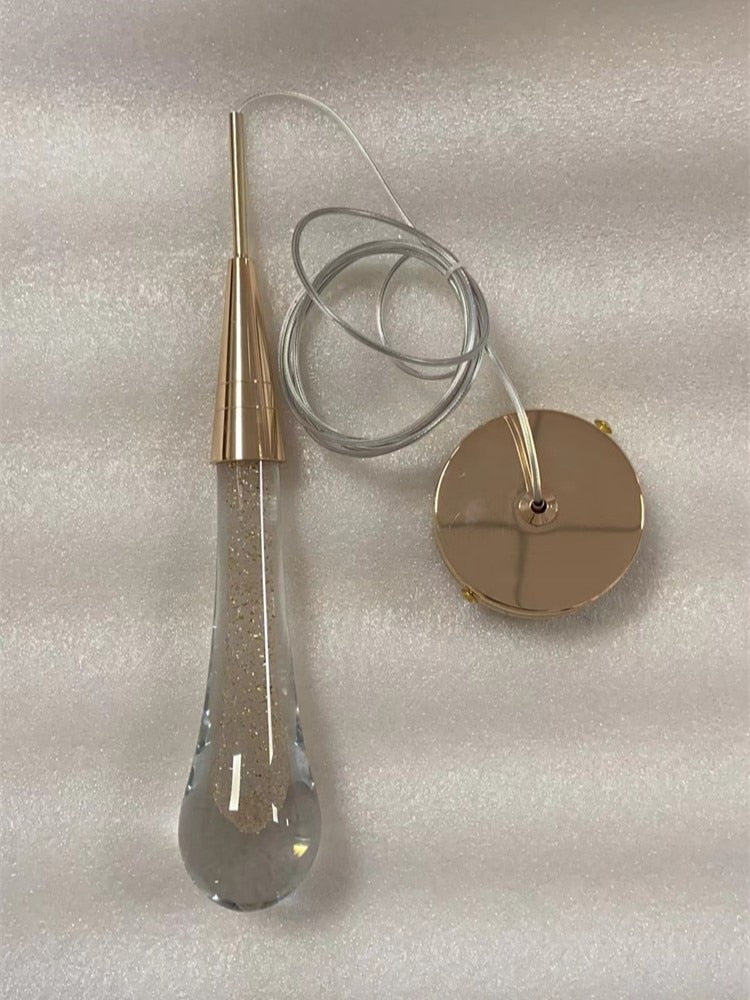 Drop Shaped Pendant Lights Crystal Led Hanglamp - Querencian