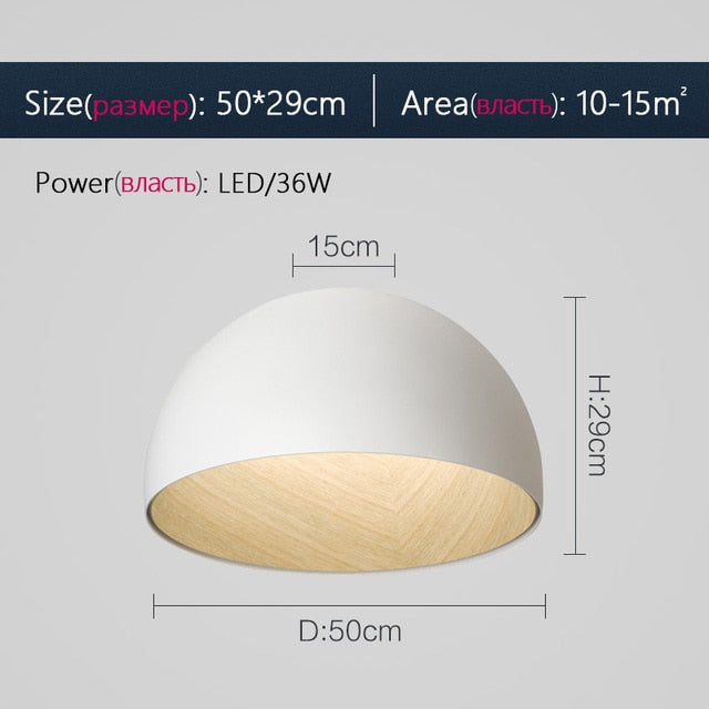 Black White Wood Ceiling Light Spain Designer Light Fixture