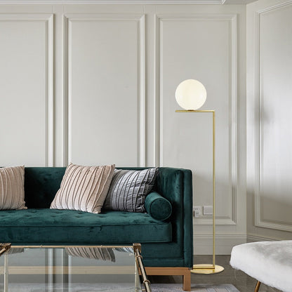 Glass Floor Lamp Nordic Ball Light For Living Room Sofa Bedroom