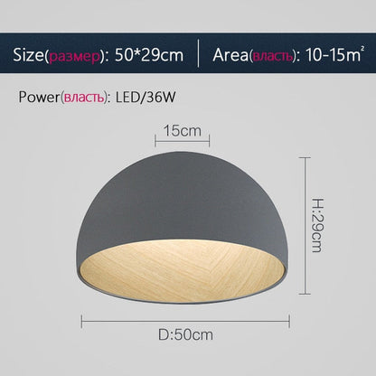 Black White Wood Ceiling Light Spain Designer Light Fixture