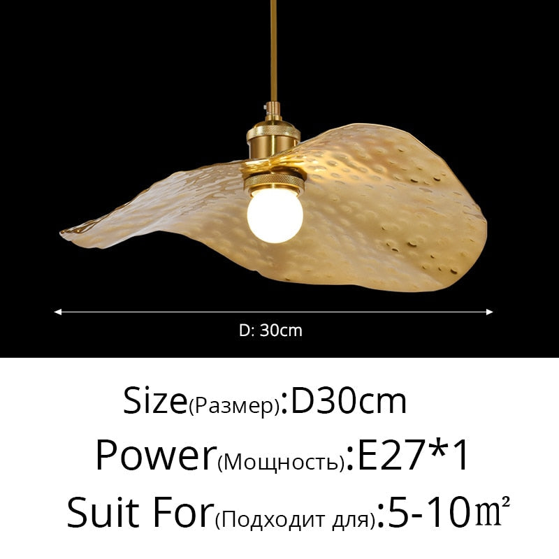 Hammered Brass Suspension Light Retro Pendant Light for Dining Room