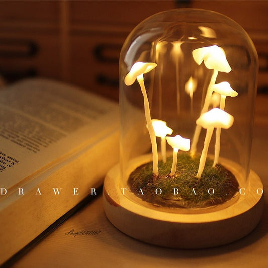 AAA Battery Handmade Retro Mushroom Night Light - Querencian