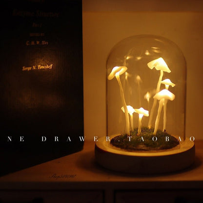 AAA Battery Handmade Retro Mushroom Night Light - Querencian
