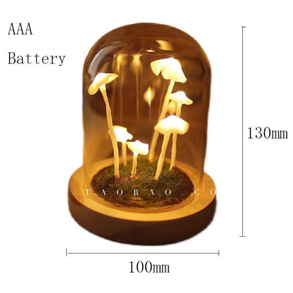 AAA Battery Handmade Retro Mushroom Night Light - Querencian