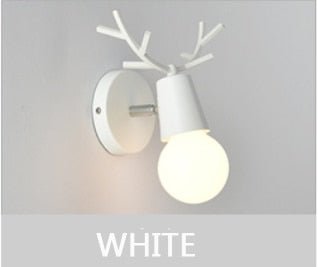 Adjustable Cartoon Deer Antlers LED Wall Lights - Querencian