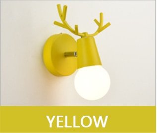 Adjustable Cartoon Deer Antlers LED Wall Lights - Querencian
