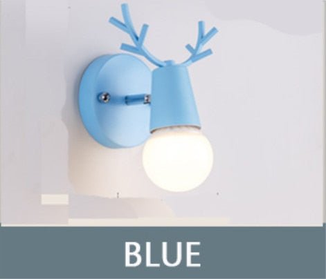 Adjustable Cartoon Deer Antlers LED Wall Lights - Querencian
